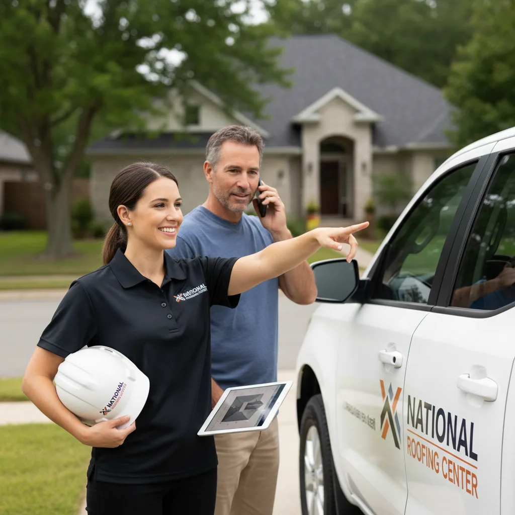 National Roofing Center customer support in Honey Grove